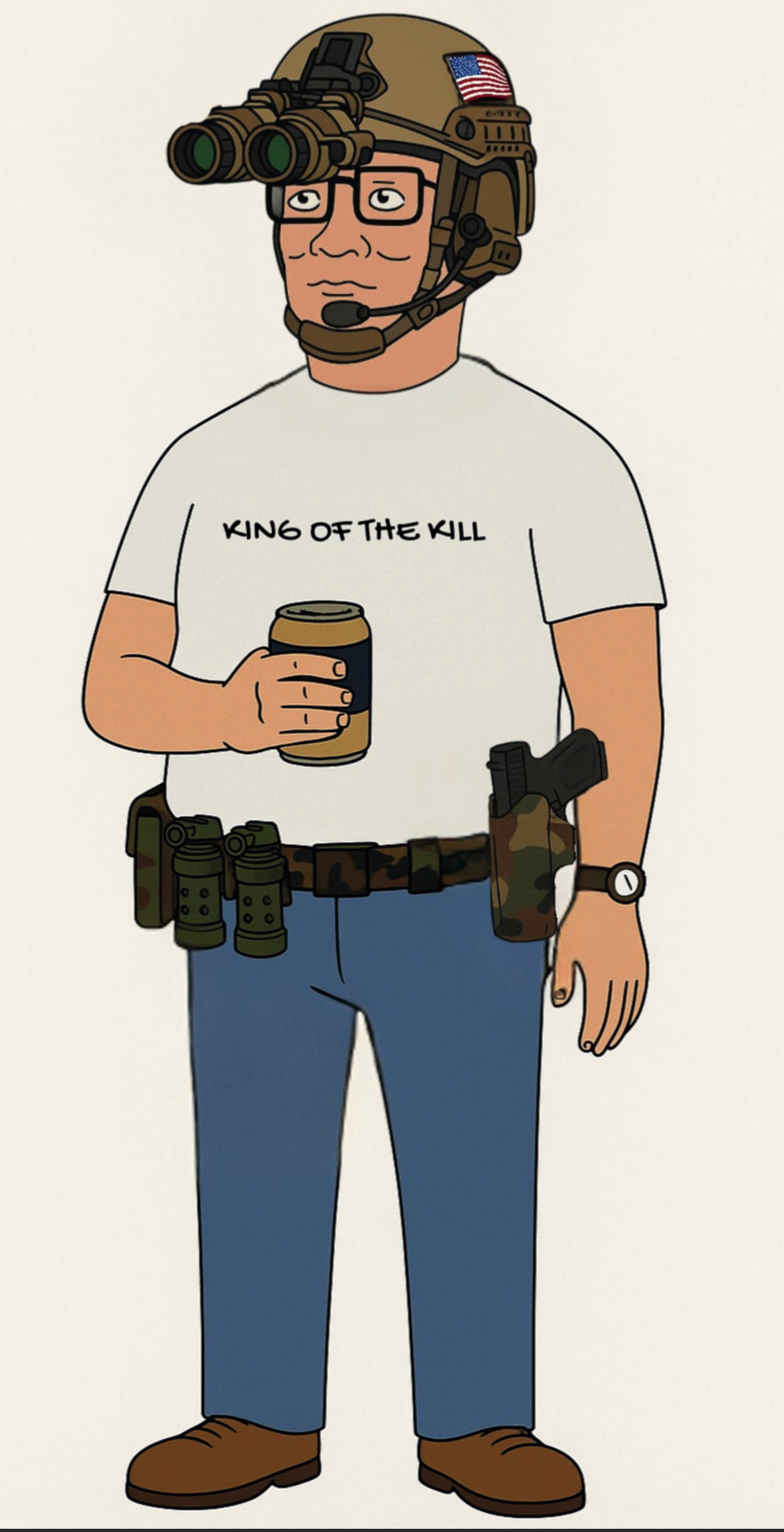 Hank Kill Sticker - US Flag