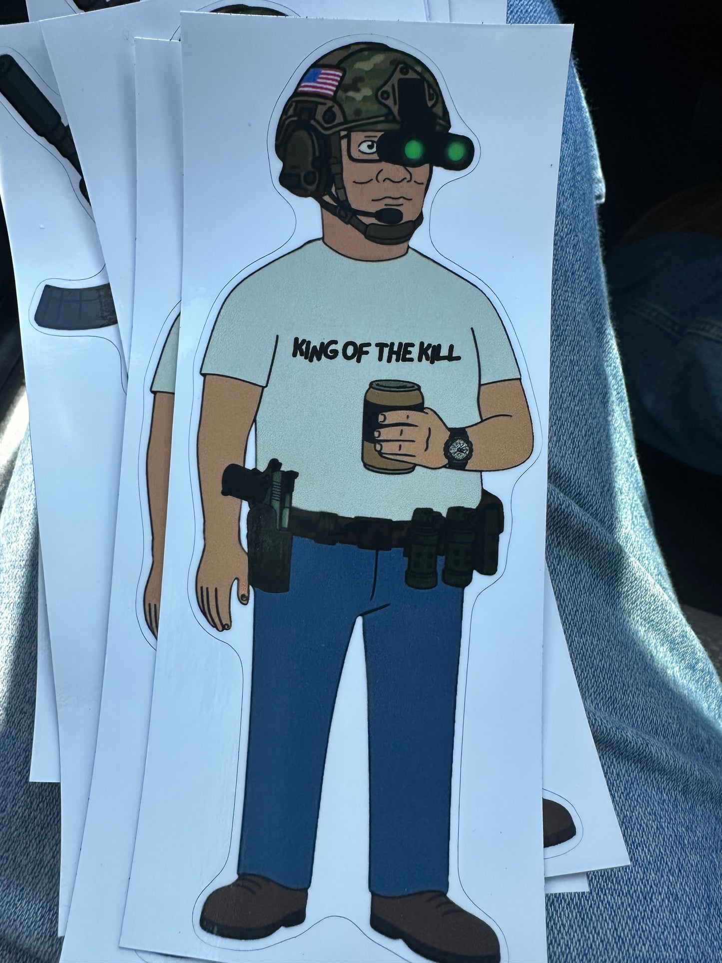 Hank Kill Sticker - US Flag V2