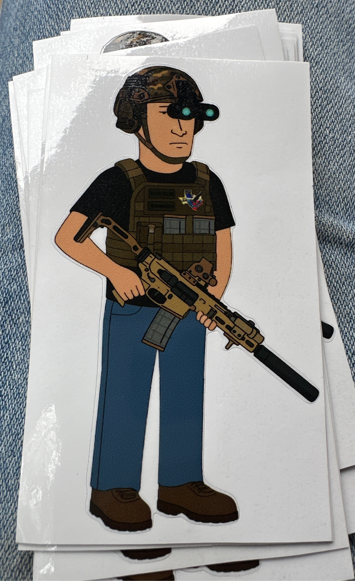 Boomhauer TX Ranger Sticker