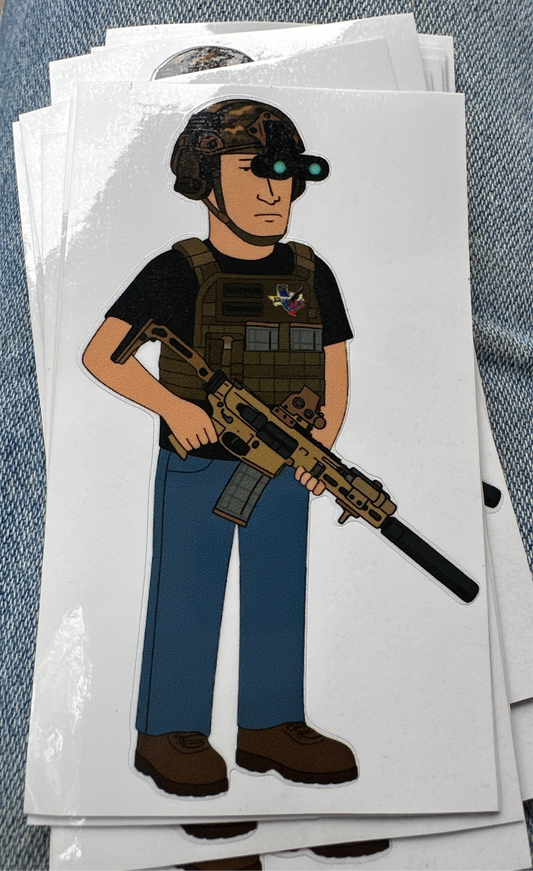 Boomhauer TX Ranger Sticker