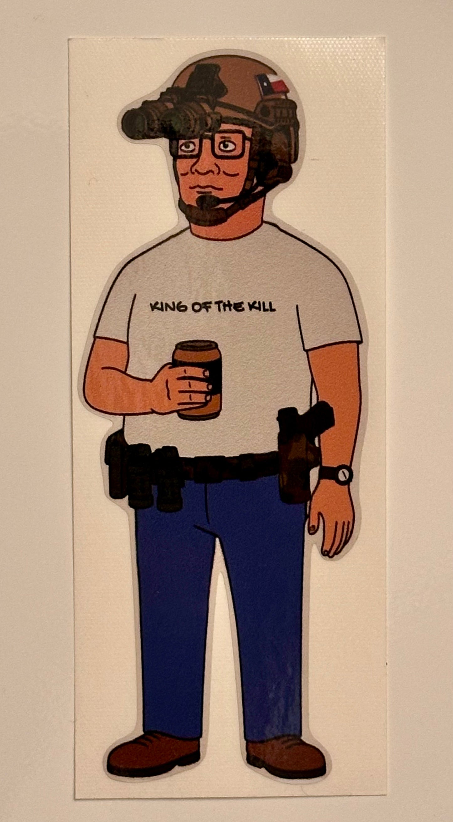 Hank Kill Sticker - TX Flag