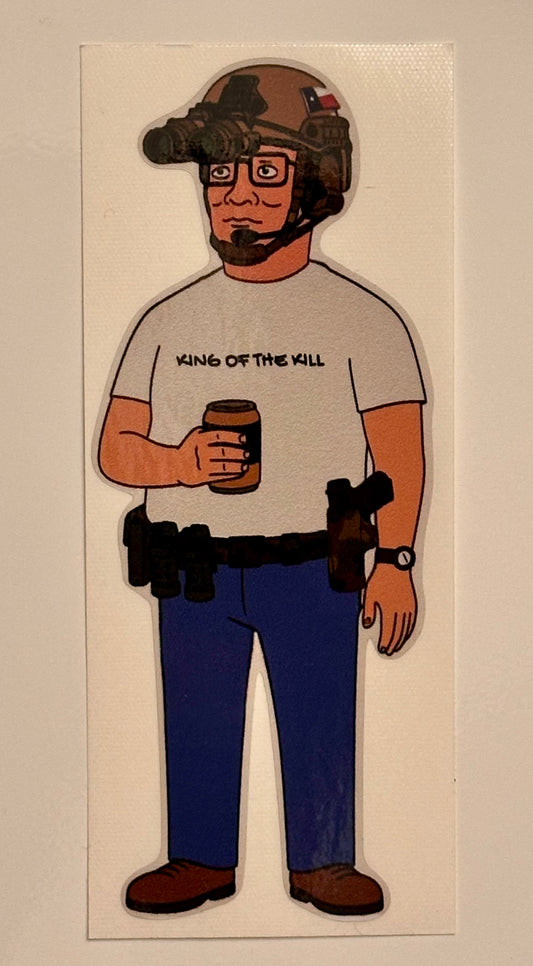 Hank Kill Sticker - TX Flag