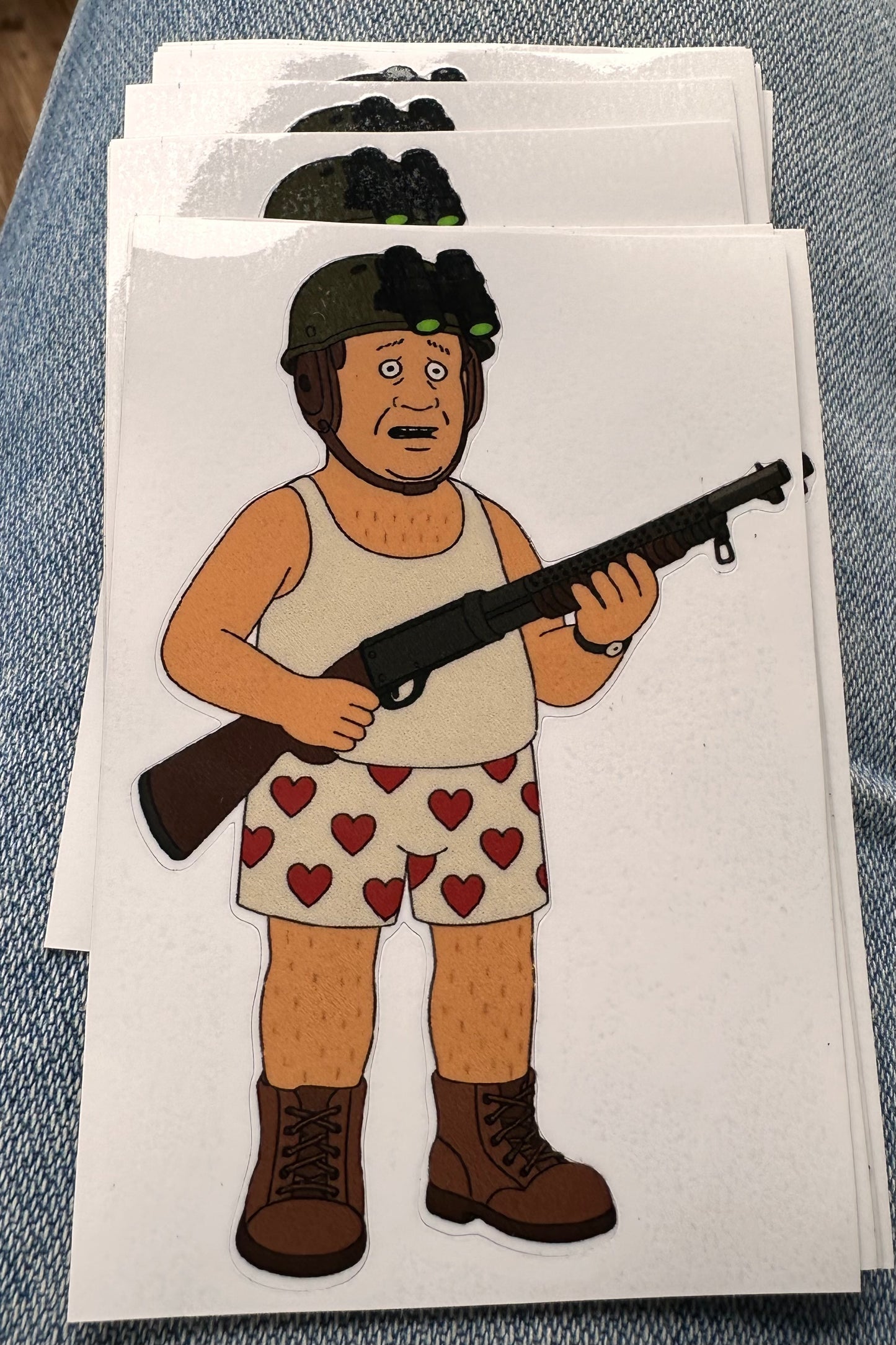 Boom Stick Bill Sticker