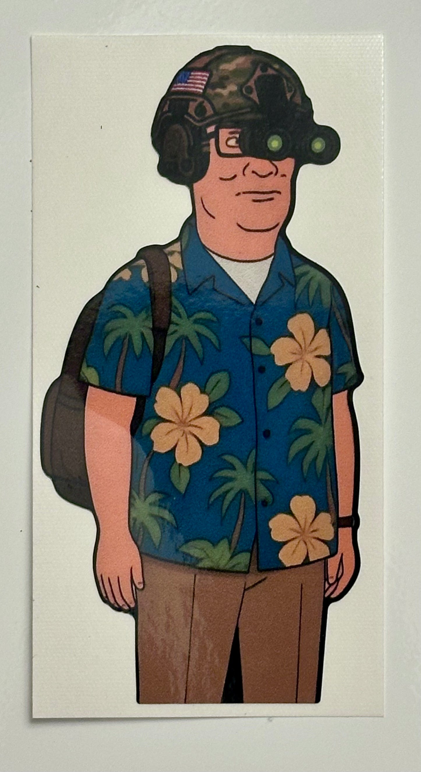 Hank Chill Sticker - US Flag