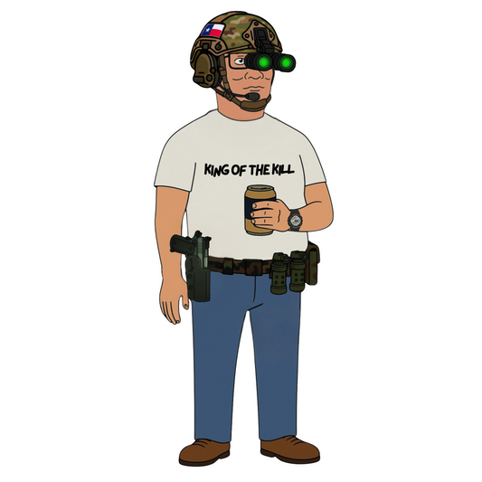 Hank Kill Sticker - TX Flag V2