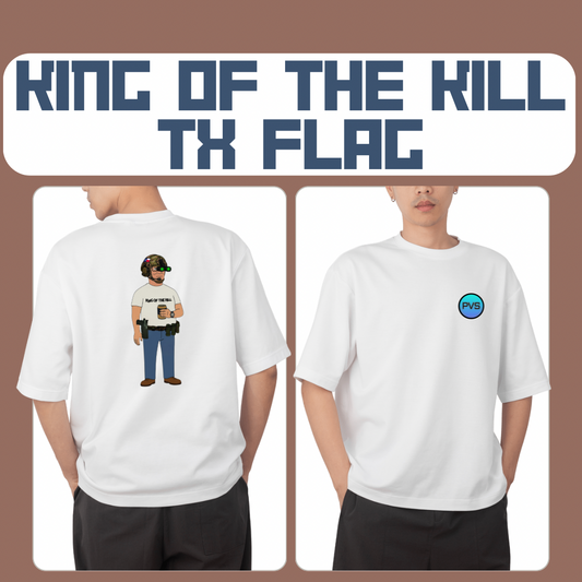 “King of the Kill” Tactical Tee V2 RH - TX FLAG