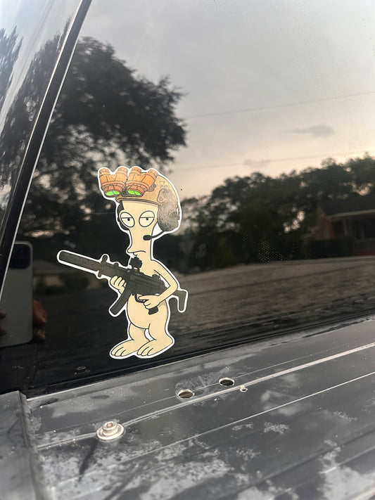 PMC Roger (Private Martian Contractor) Sticker