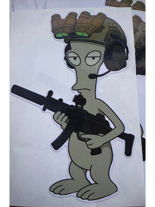 PMC Roger (Private Martian Contractor) Sticker