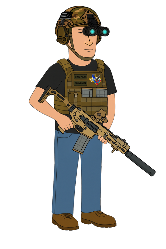 Boomhauer TX Ranger Sticker